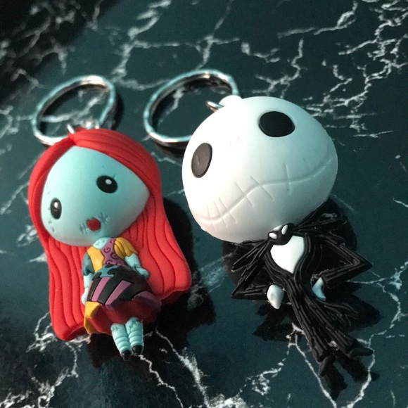 Disney Sally and Jack Keychain Set - Picture 1 of 3